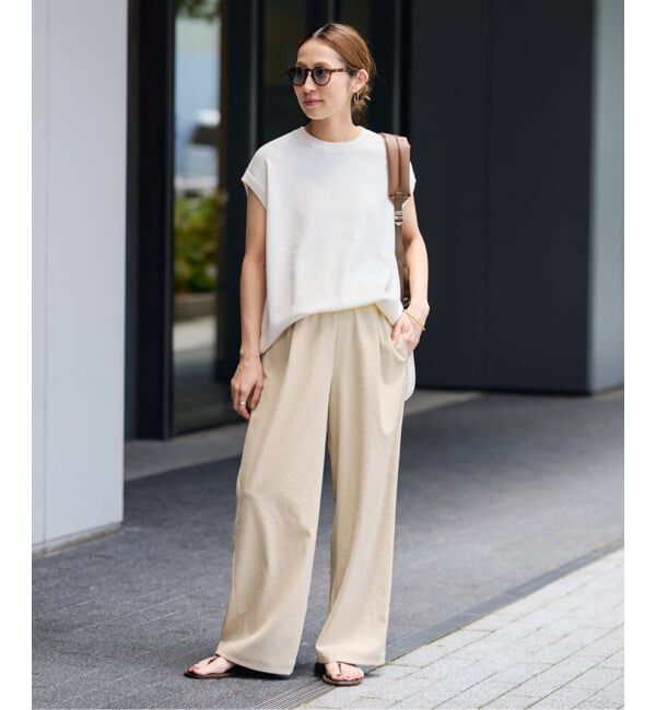 FRAMeWORK「≪追加≫ 手洗い可 / ポリエステルツイルリラックスパンツ」|その他|