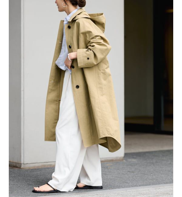 FRAMeWORK「ポンチョコート」|その他|ベージュ