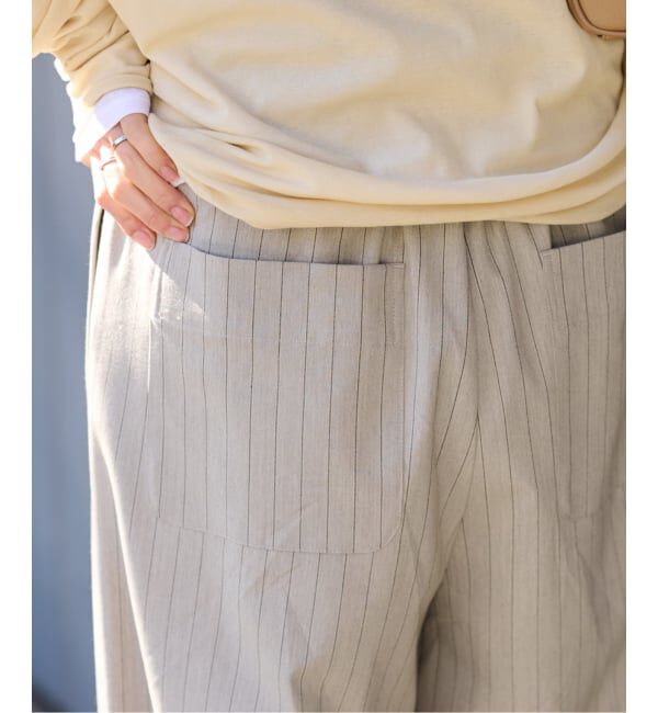 FRAMeWORK「TOPカラーイージースラックス」|スラックス|