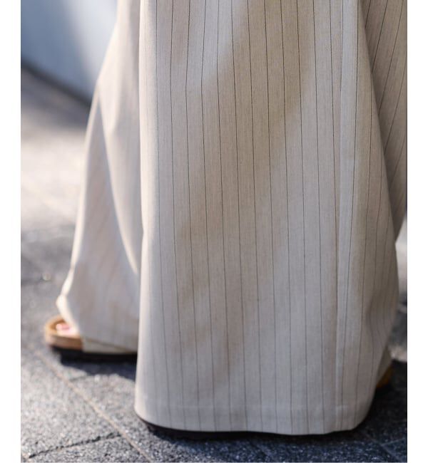 FRAMeWORK「TOPカラーイージースラックス」|スラックス|