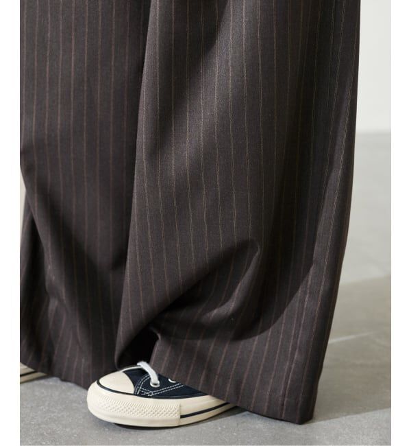 FRAMeWORK「TOPカラーイージースラックス」|スラックス|