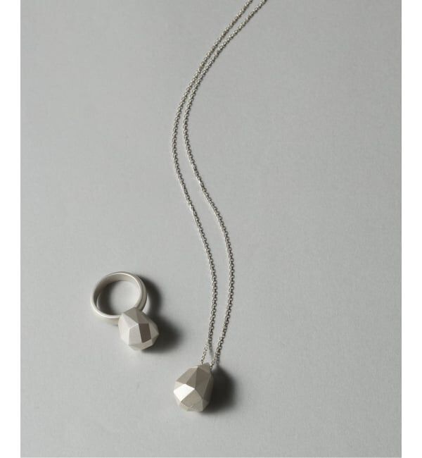 Spick and Span「《予約》【SAMH by LILAS】ジェムストーンモチーフネックレス SV」|ネックレス|