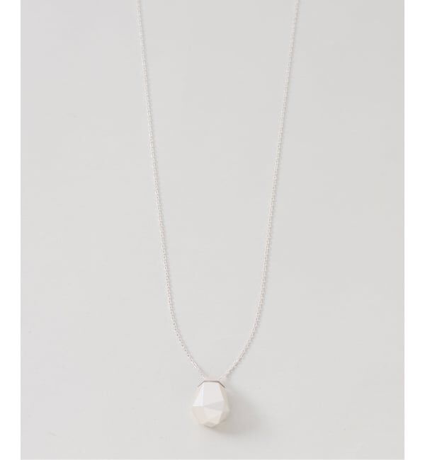 Spick and Span「《予約》【SAMH by LILAS】ジェムストーンモチーフネックレス SV」|ネックレス|