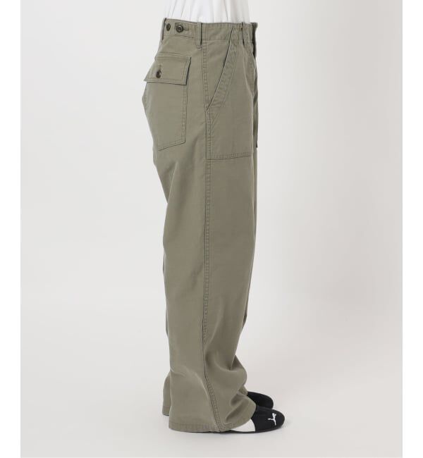FRAMeWORK「≪追加予約≫ライトミリタリースラブベイカーパンツ 4」|カーゴ|