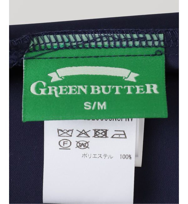  「GREEN BUTTER/グリーンバター シルキーUネックドレス」|ワンピース|