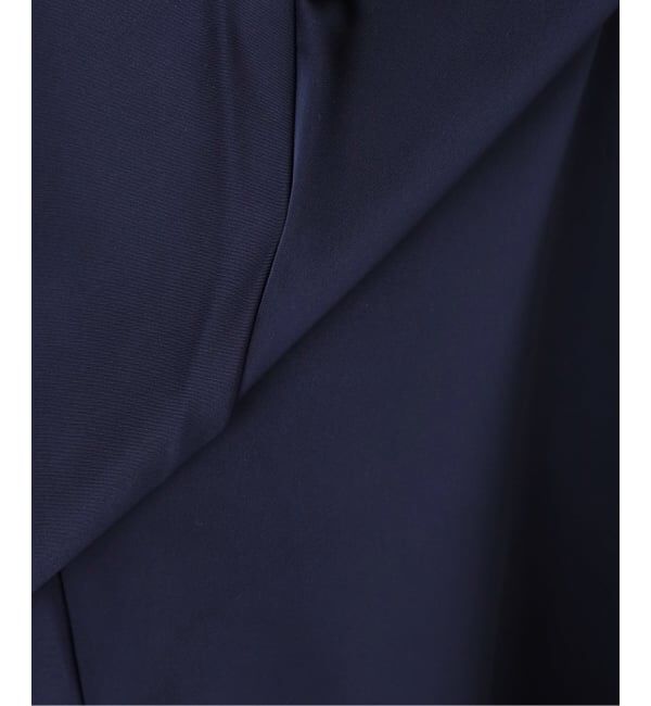  「GREEN BUTTER/グリーンバター シルキーUネックドレス」|ワンピース|