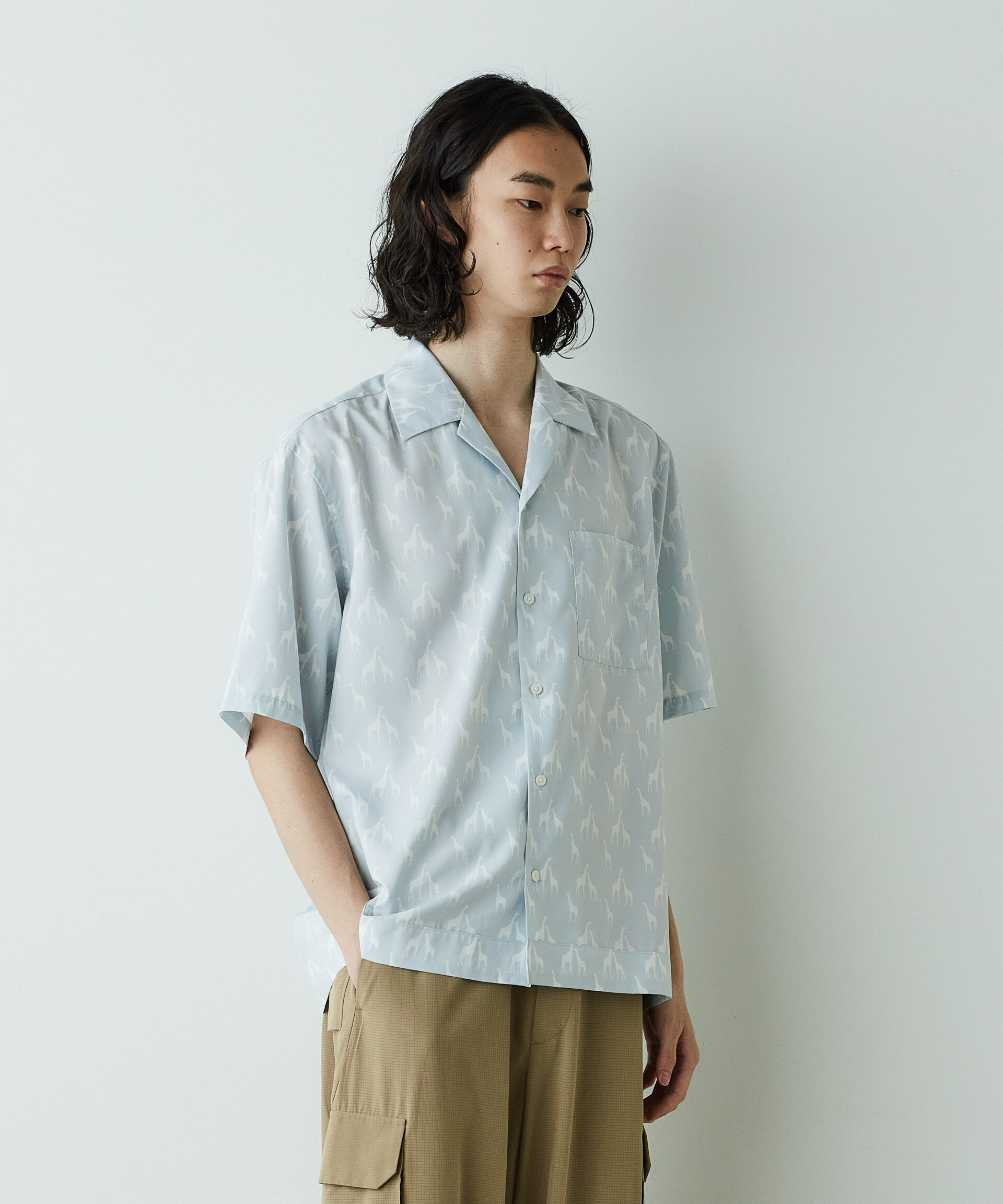 nano･universe「「HOTEL PALACE」オテルパラス アニマルグラフィックプリントシャツ」|シャツ・ブラウス|