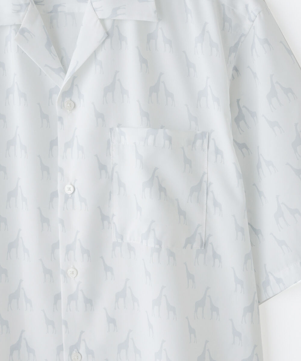 nano･universe「「HOTEL PALACE」オテルパラス アニマルグラフィックプリントシャツ」|シャツ・ブラウス|