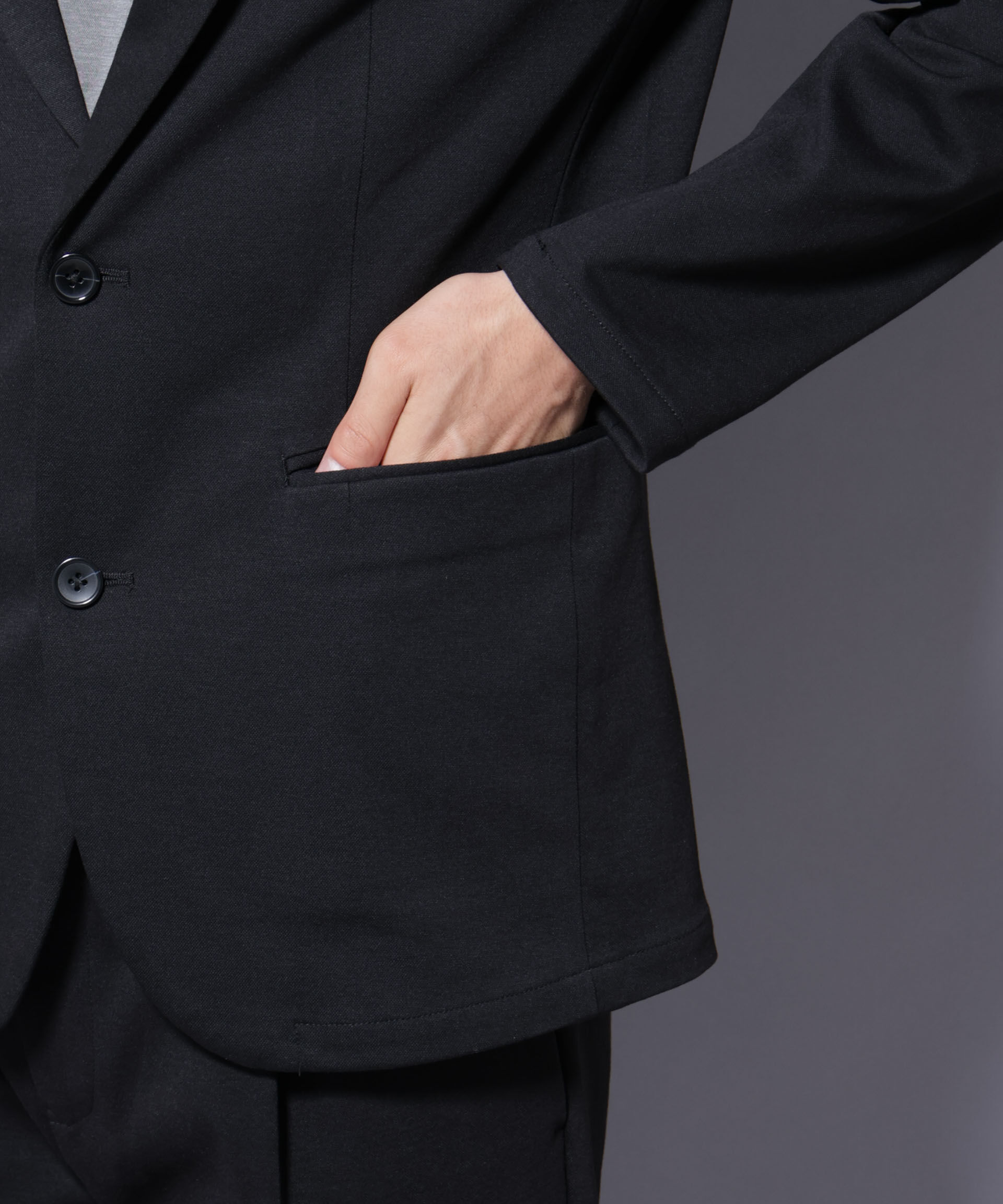 nano･universe「ストレッチカノコジャケット(セットアップ可)」|テーラードジャケット|