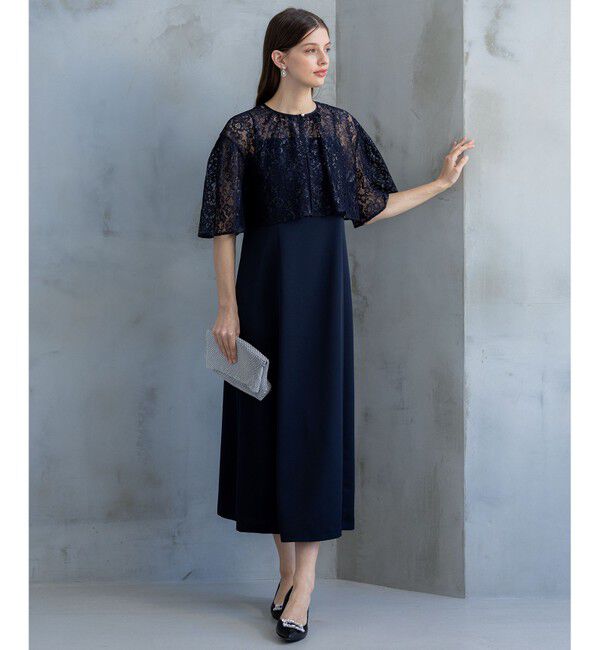 23区「【APPLAUDIR】ブライトフラワーレースコンビ ドレス」|ドレス|