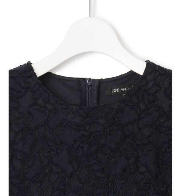 23区「【APPLAUDIR】モールラインフラワーレース ドレス」|ドレス|