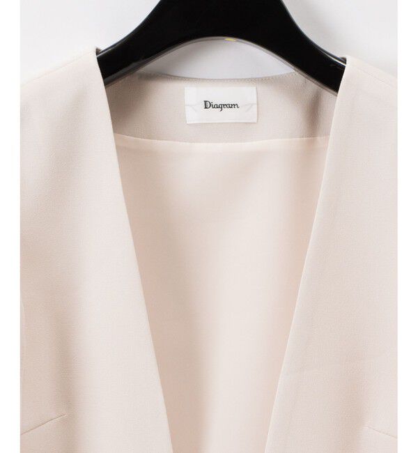 Diagram「イレギュラーボレロ」|ノーカラージャケット|