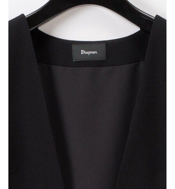 Diagram「イレギュラーボレロ」|ノーカラージャケット|