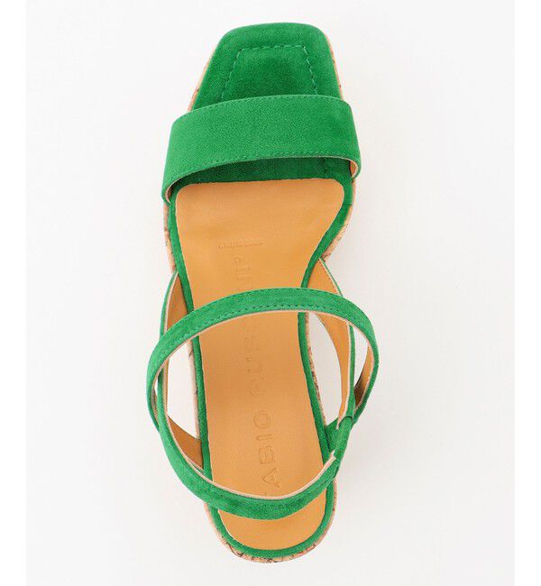  「FABIO RUSCONI コルクウェッジサンダル」|サンダル|