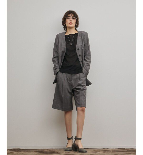 Diagram「デザインフロントジャケット」|ノーカラージャケット|