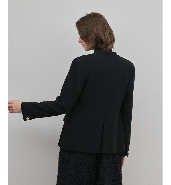 GRACE CONTINENTAL「トリアセノーカラージャケット」|ノーカラージャケット|