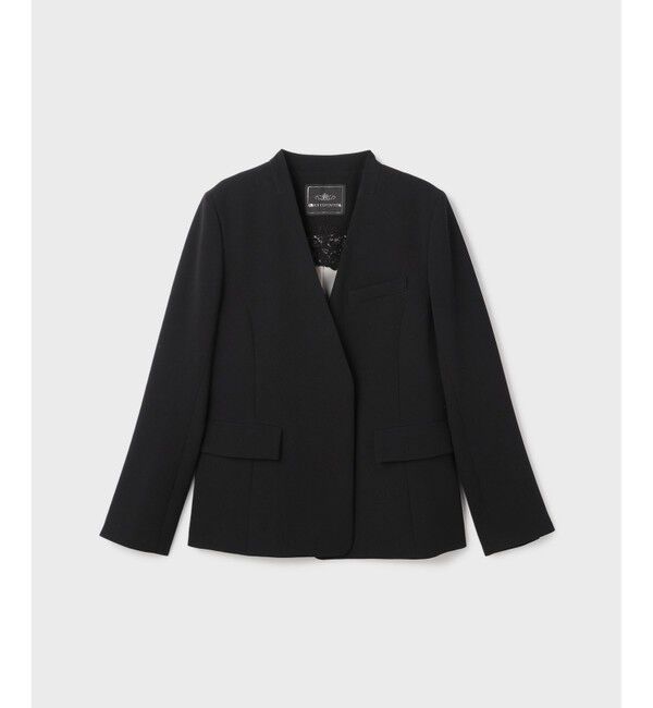 GRACE CONTINENTAL「トリアセノーカラージャケット」|ノーカラージャケット|