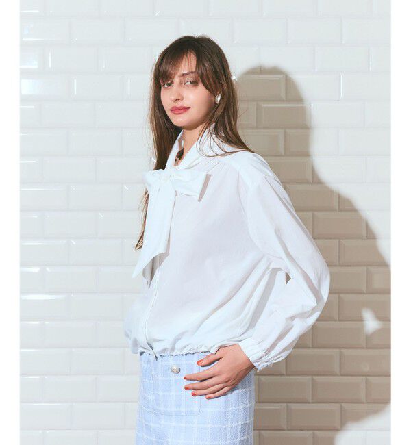 Grace Class「ボウタイシャツブルゾン」|ブルゾン・スタジャン|