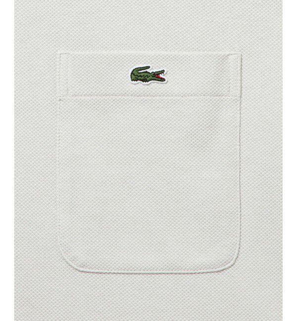 LACOSTE「鹿の子地ポケット半袖Tシャツ」|Tシャツ・カットソー|