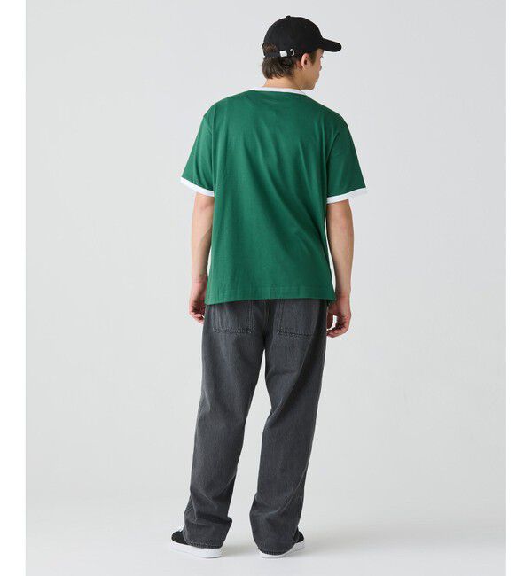 LACOSTE「【オンライン限定】LACOSTE ワンポイントロゴ リンガーTシャツ」|Tシャツ・カットソー|