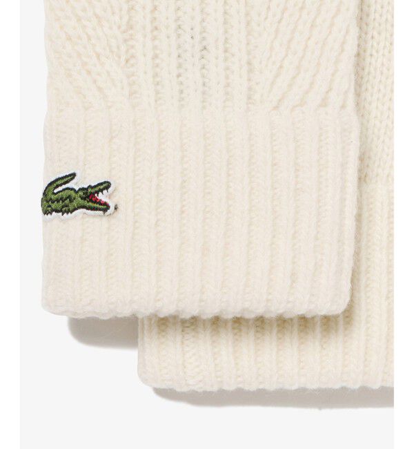 LACOSTE「コンビ・ニッティンググローブ」|手袋|