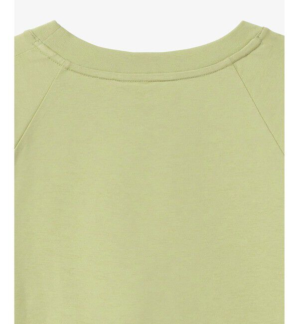 LACOSTE「クロップド丈 バルーンスリーブ ギャザー ロングスリーブTシャツ」|Tシャツ・カットソー|