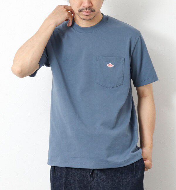 NOLLEY'S goodman「【DANTON/ダントン】SOLID POCKET T-SHIRT 25SS」|Tシャツ・カットソー|ブルー