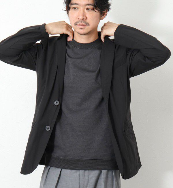 NOLLEY'S goodman「《ビジカジ対応》セミシルケットスムース ボーダードレスTシャツ 25SS」|Tシャツ・カットソー|