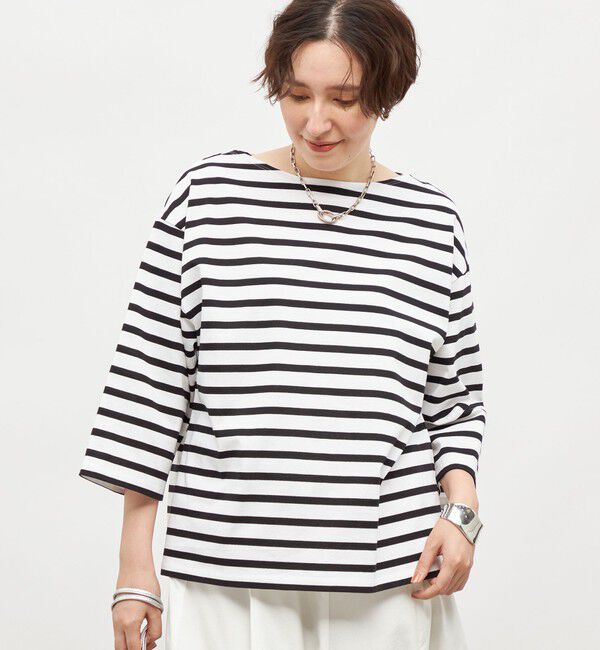 NOLLEY'S「【MD 二見☆別注】oversized cotton T-shirt」|Tシャツ・カットソー|ホワイト系4