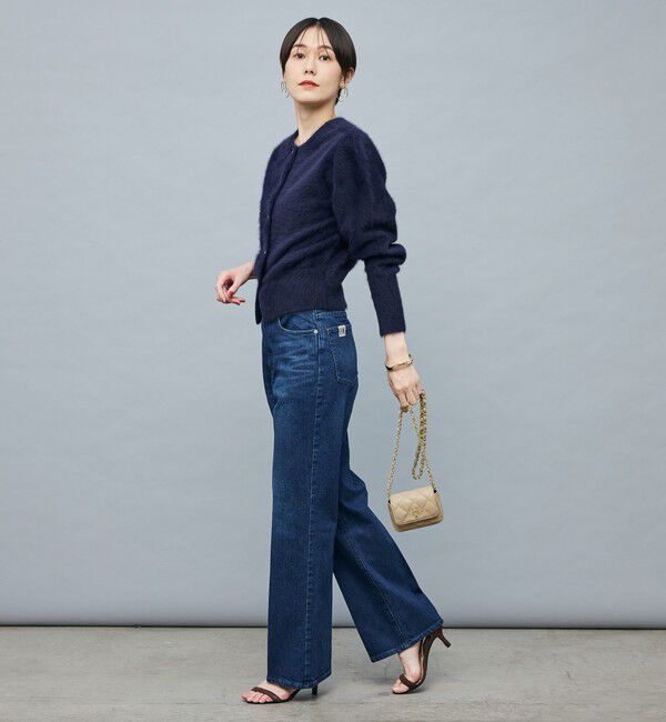 Laraaji「FOXカシミヤボックス袖2WAYカーディガン」|カーディガン|