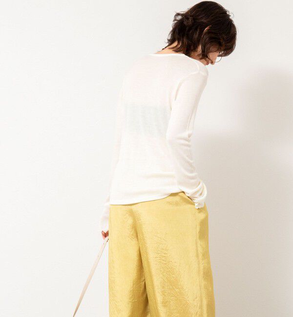 NOLLEY'S「MY STANDARD ウォッシャブルリブカーディガン」|カーディガン|