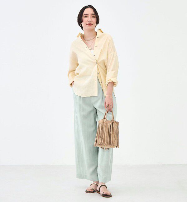 NOLLEY'S「MY STANDARD マルチWAYリネンシャツ」|シャツ・ブラウス|