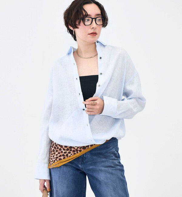 NOLLEY'S「MY STANDARD マルチWAYリネンシャツ」|シャツ・ブラウス|