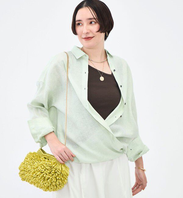 NOLLEY'S「MY STANDARD マルチWAYリネンシャツ」|シャツ・ブラウス|