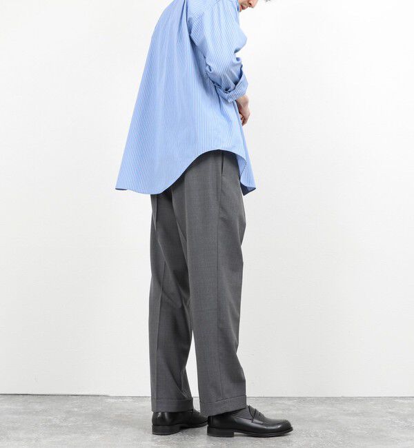 NOLLEY'S goodman「ウォッシャブルウールワイドスラックス 26SS」|スラックス|