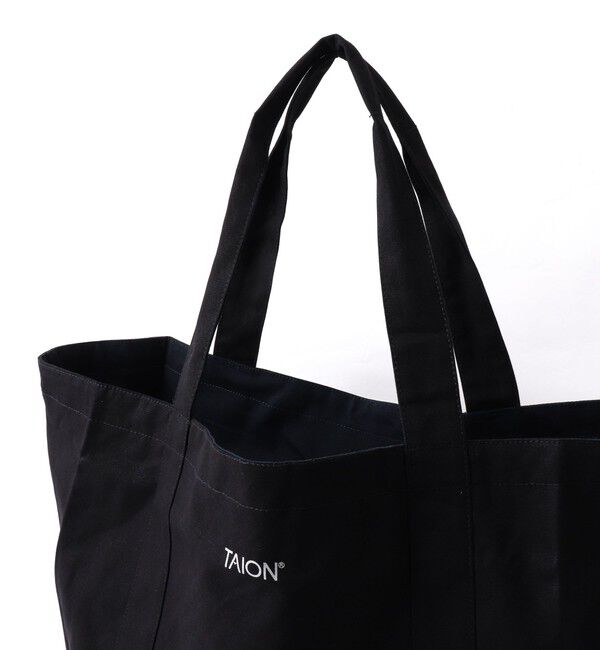 NOLLEY'S goodman「【TAION / タイオン】NON DOWN R/S CANVAS TOTE BAG L TAION-RCVTTBG01-L」|トートバッグ|