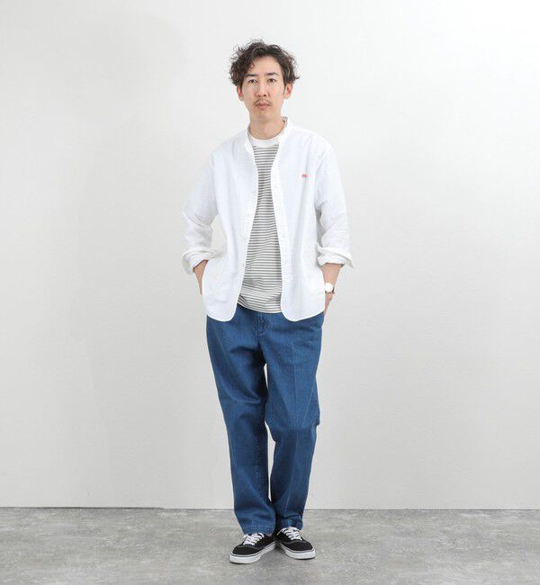 NOLLEY'S goodman「【DANTON/ダントン】DT-B0280SOX BAND COLLAR SHIRT LS 26SS」|シャツ・ブラウス|