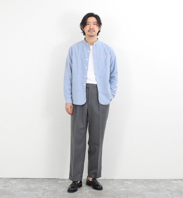 NOLLEY'S goodman「【DANTON/ダントン】DT-B0280SOX BAND COLLAR SHIRT LS 26SS」|シャツ・ブラウス|