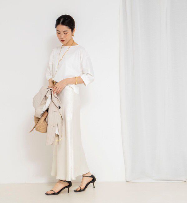 NOLLEY'S「ウォッシャブルドルマンTシャツ」|Tシャツ・カットソー|