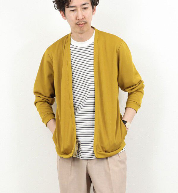 NOLLEY'S goodman「針抜きジャージ ボタンレスカーディガン 26SS」|カーディガン|