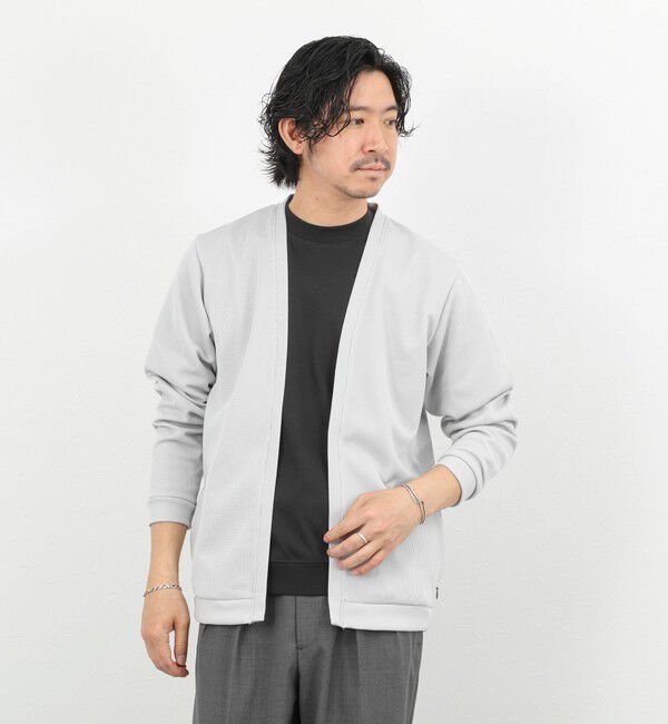 NOLLEY'S goodman「針抜きジャージ ボタンレスカーディガン 26SS」|カーディガン|