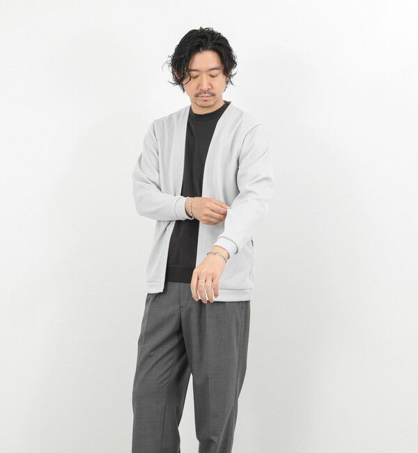 NOLLEY'S goodman「針抜きジャージ ボタンレスカーディガン 26SS」|カーディガン|
