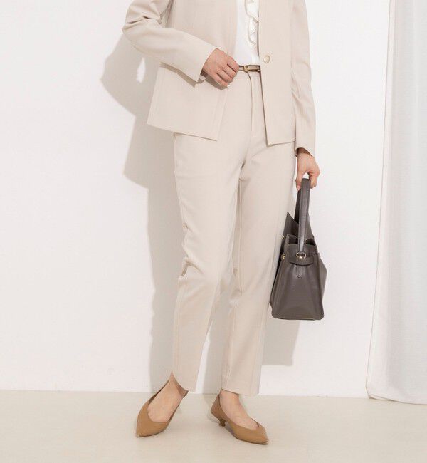 NOLLEY'S sophi「《セットアップ対応》ウォッシャブル2WAY ツイルストレッチテーパードパンツ」|その他|