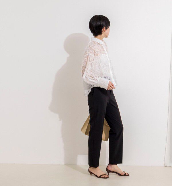 NOLLEY'S sophi「《セットアップ対応》ウォッシャブル2WAY ツイルストレッチテーパードパンツ」|その他|