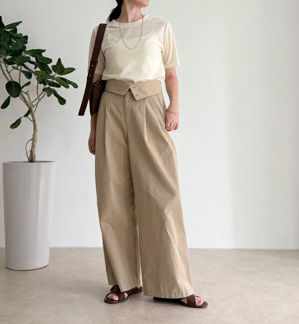 fredy emue「ベロア半袖Tシャツ」|Tシャツ・カットソー|