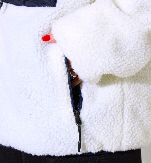 GLOSTER「【2WAYで着回せる】【UNISEX】GLOSTER配色別注 TAIONボア&times;ダウンブルゾン」|ダウン|