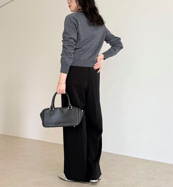 fredy emue「【人気商品の新型】とろみwarmタックスラックス」|スラックス|