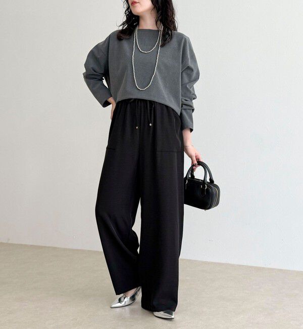 fredy emue「ツイルサテンイージーパンツ」|チノ|