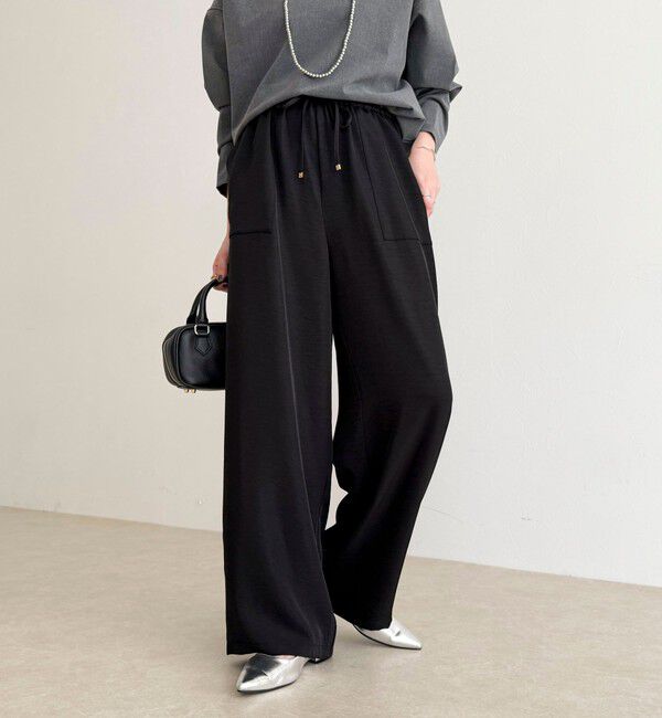 fredy emue「ツイルサテンイージーパンツ」|チノ|