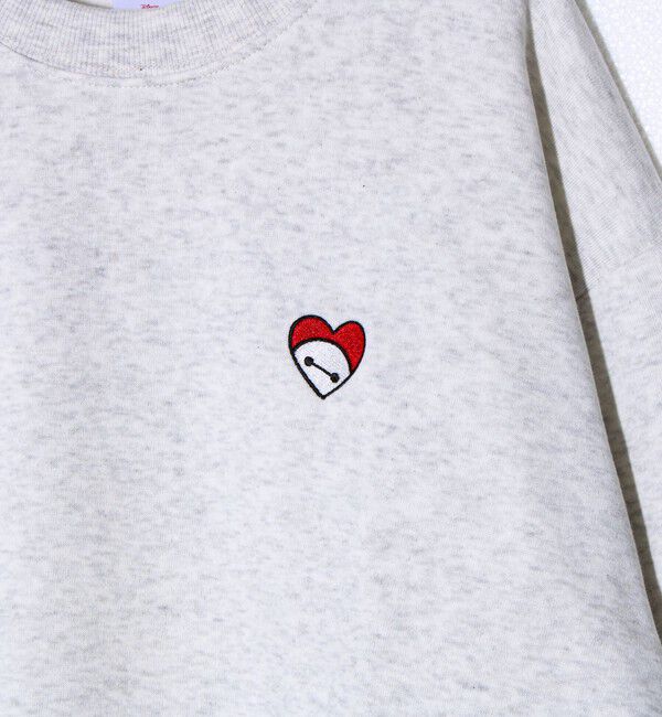 GLOSTER「【ミッキー＆ベイマックス】UNISEX サガラ刺繍 裏起毛スウェット」|スウェット・ジャージ|